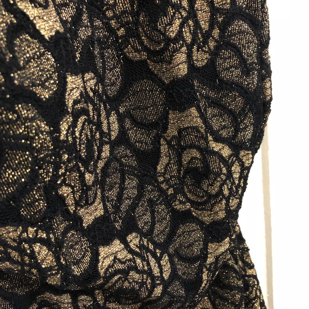 Gold Backless Dress - Picture 3 of 6
